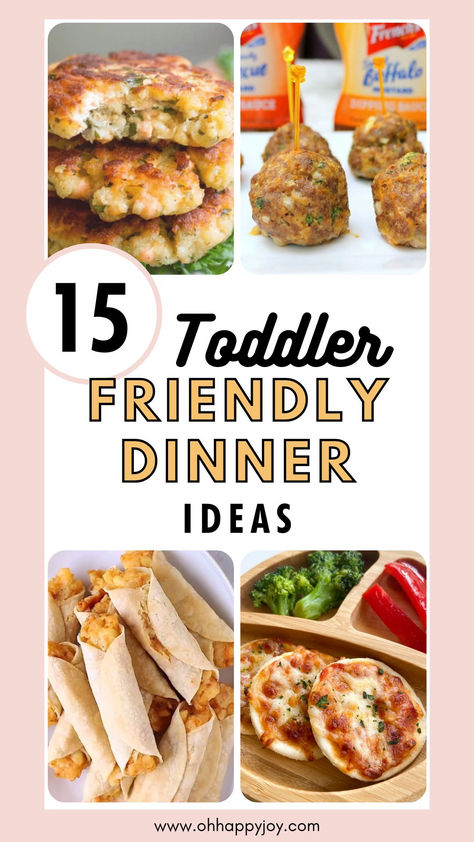 toddler meal recipes Toddler Friendly Dinner, Toddler Friendly Dinners, Easy Toddler Dinner, Healthy Kids Dinner Recipes, Quick Dinner For Kids, Toddler Meals Picky, Toddler Dinner Ideas, Picky Eater Recipes Healthy, Kid Friendly Dinner Recipes