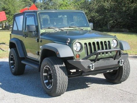 clean 2008 Jeep Wrangler X 4×4 2013 Jeep Wrangler Unlimited, 2008 Jeep Wrangler, 2013 Jeep Wrangler, Green Exterior, Interior Color, 2 Doors, Exterior Colors, Jeep Wrangler, Doors Interior