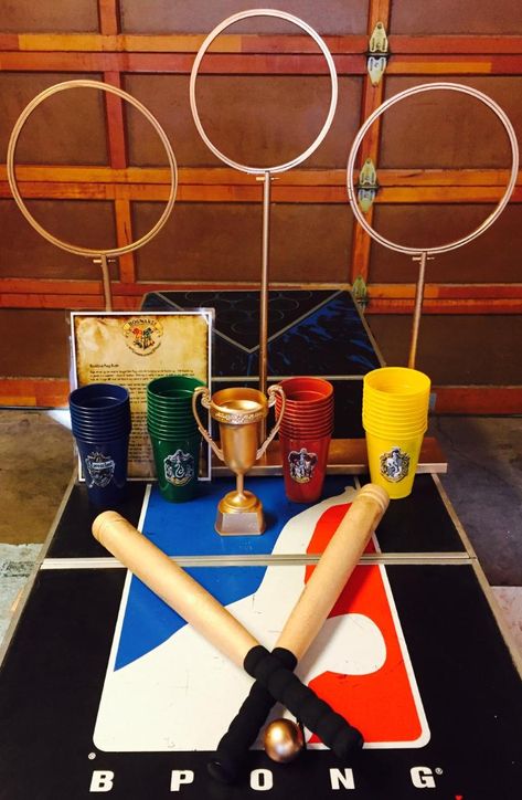 Home Made Quidditch Pong