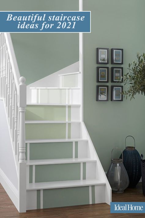 Staircase ideas 2020 – looks for your hallway that will really make an entrance. Create a stairway from heaven with these brilliant staircase ideas. In most homes, the staircase is often the first thing you see when you walk through the front door. So whether it’s to make yourself smile or to wow guests, it’s worth taking the time to create a focal point. #staircaseideas #howtomakeadramaticstaircase #upcyclingstaircase #howtomakeanentrance #hallwayupcycling #hallwayideas #beautifulstaircaseideas Home Interior Layout, Dream House Aesthetic, Beautiful Stairs, Staircase Ideas, Interior Colors, House Aesthetic, The Staircase, Hidden Door, Clever Storage Solutions