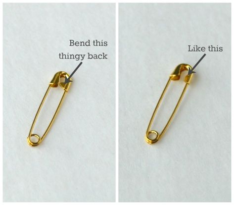 Make a cool, edgy bracelet in a few minutes, just from safety pins. Wearing A Safety Pin Meaning, Diy Safety Pin Brooch, Pin With Beads, Backpack Safety Pin Charms, Things To Do With Safety Pins, Safety Pin Bracelet Diy, Safety Pin Earrings Diy, Safety Pin Projects, Crochet Earrings Free Pattern