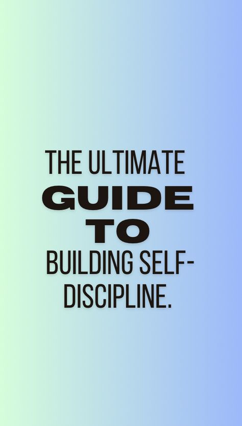 The best self-improvement tips and personal development GUIDE on how to develop self-discipline, how to have self-discipline, how to build self-discipline, how to be self-disciplined, tips on how to build self-discipline, how to be more self-disciplined, how to improve self-discipline, how to learn self-discipline, how to practice self-discipline #howtogainselfdiscipline #selfdisciplinepractice #improveselfdiscipline Personal Development, Path To Success, Self Discipline, Self Improvement Tips, Best Self, How To Build, Self Improvement, To Learn, Good Things