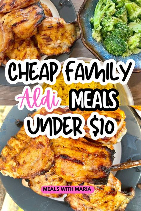 $10 dinners, aldi deals, aldi dinners, budget cooking, budget dinners, budget meals, cheap and easy, chicken dinner, chicken recipe, dinner, EasyRecipes, family dinner, FamilyMeals, less than 10 dinners, slow cooker dinners, summer, summer cooking Aldi Meals, Budget Friendly Meals, Cheap Meal Plans, Cheap Dinner Ideas, Low Budget Meals, Frugal Meal Planning, Cheap Family Meals, Aldi Meal Plan, Inexpensive Dinners