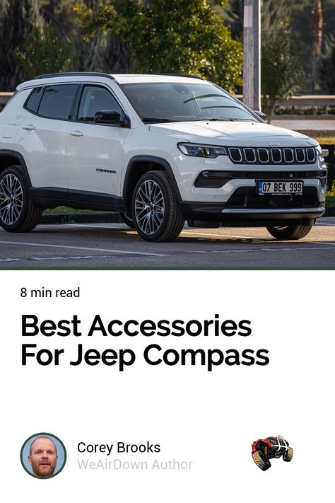 Best Accessories For Jeep Compass 2022 Jeep Compass Accessories, Jeep Compass Modified, Jeep Compass 2019, Jeep Compass Accessories, Jeep Compass Limited, Jeep Compass Sport, 2017 Jeep Compass, Overland Gear, Jeep Camping