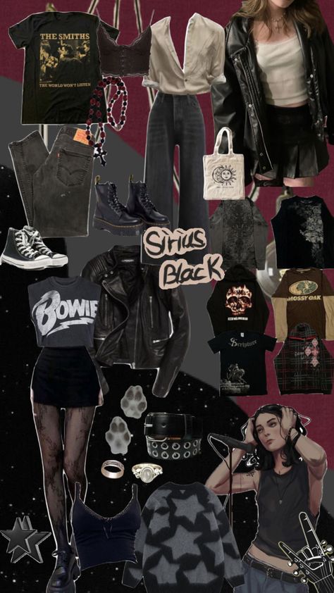 #vintage #beauty #vibes #outfitinspo #siriusblackgirl#siriusblack#marauders#wolfstar Black Inspired Outfits, Grunge Outfits Black, Marauders Wolfstar, Grungy Outfit, Black Closet, Beauty Vibes, Mood Clothes, Funky Outfits, Sirius Black