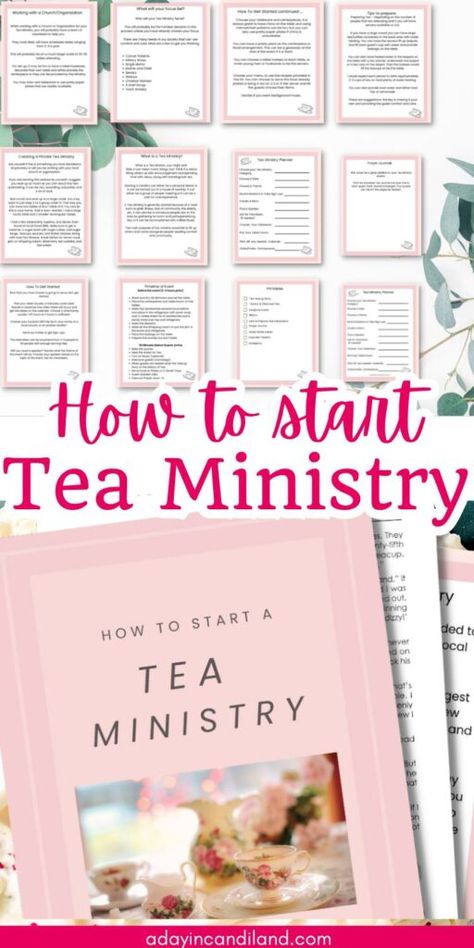 Women’s Ministry Tea Party, Church Tea Party Ideas Women's Ministry, Ladies Tea Party Ideas Church, Christian Tea Party, Tea Ministry, Teacup Story, Church Ladies Tea Party, Spending Time With God, Scripture Tea