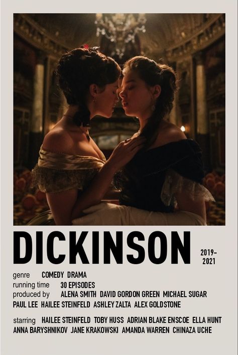 Emily Dickinson Movie, Dickinson Show, Dickinson Poster, Dickinson Series, Movie Recs, Romcom Movies, Top Movies To Watch, Movies To Watch Teenagers, Movie Hacks
