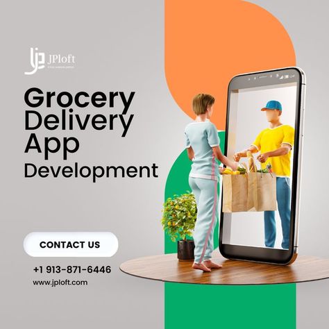 Start Your Own GROCERY APP. 🛒📲 . . Looking to start an online grocery business & searching for the best grocery delivery app development company??🤔 #jploft is a leading grocery app development company. We provide you fully customized, responsive, fast, easy-to-use GROCERY APP with attractive UX/UI. It will help you to bring more customers & increase your sales with a better & convenient user experience. Grocery Delivery App, Grocery Ads, App Promotion, Groceries App, Online Grocery Store, Online Delivery, Marketing Business Card, Delivery App, Android App Development