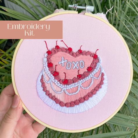 This Embroidery Art item by SundayMorningsShop has 2 favorites from Etsy shoppers. Ships from Phoenix, AZ. Listed on Feb 14, 2023 Diy Coquette, Cake Embroidery, Aesthetic Embroidery, Diy Hand Embroidery, Valentine Embroidery, Advanced Embroidery, Coquette Pink, Diy Embroidery Kit, Embroidery Template