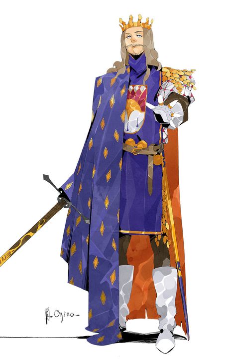 King Arthur Concept Art, Knights Of The Round Table, King Drawing, Arthur Pendragon, King Design, King Arthur, Character Design Male, Rpg Character, Character Design References