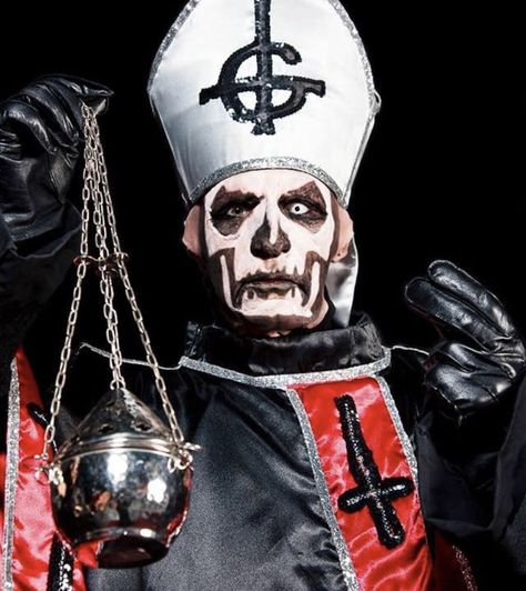 Papa Emeritus 1, Ghost Papa Emeritus, King Of Hell, Metal Meme, Demon Baby, Papa Emeritus, Ghost Papa, Rap Video, Band Ghost