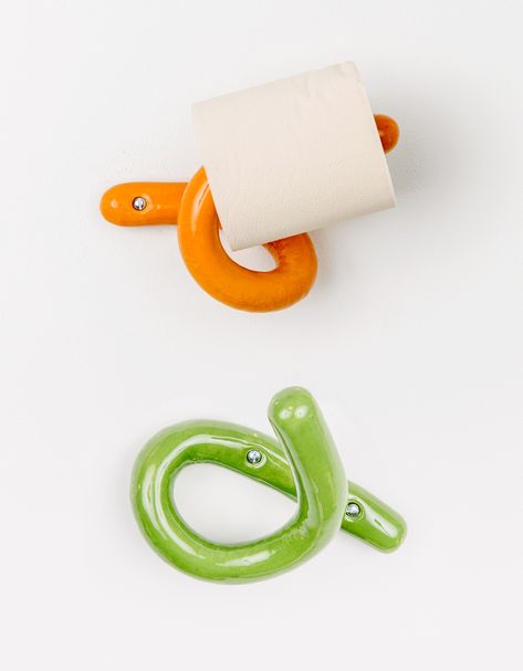 Cute Toilet Paper Holder, Clay Toilet Paper Holder, Cool Toilet Paper Holder, Ceramic Toilet Paper Holder, Useful Ceramics Ideas, Toilet Paper Holder Ideas, Toilet Paper Hanger, Funny Toilet Paper Holder, Toilet Holder