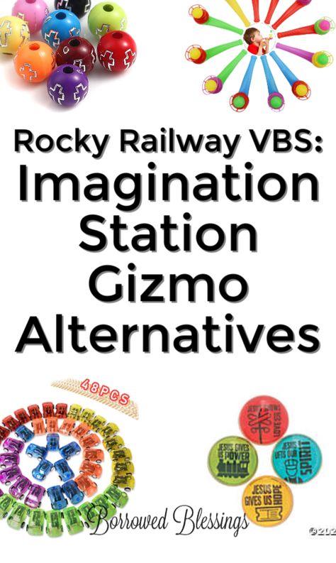 Rocky Railway VBS: Imagination Station Gizmo Alternatives « Borrowed BlessingsBorrowed Blessings Train Vbs, Rocky Railway Vbs, Kids Care Package, Vacation Bible School Craft, Train Crafts, Clinic Decor, Train Decor, Imagination Station, Vbs Themes