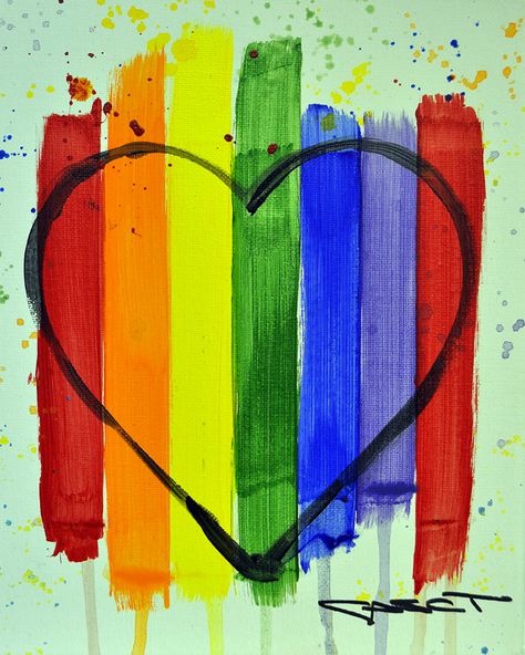 Lgbtq Art Ideas, Lgbtq Paintings Canvas, Lgbtq Art Painting, Pride Art Ideas, Lgbtq Pride Art, Acrylic Art Canvas, Gay Valentines, Lgbtq Art, Equality Pride