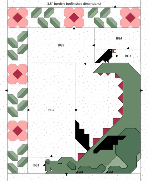 Quilt Patterns Traditional, Quilt Patterns Free Beginner, Patchwork Crafts, Quilt Patterns Easy, Dragon Quilt, Paper Garlands, How To Quilt, Dragon Dreaming, Fabric Panel Quilts