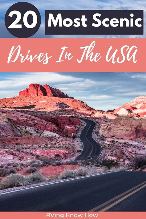 Unique Scenery, Rv Travel Destinations, Los Vegas, Good Drive, Road Trip Planner, Scenic Road Trip, Rv Road Trip, Road Trip Routes, West Coast Road Trip