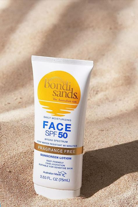 Sunscreen, Bondi Sands Sunscreen, Sunscreen Face, Bondi Sands, Daily Sunscreen, Face Lotion, Fragrance Free, Spf 50, Fragrance Free Products