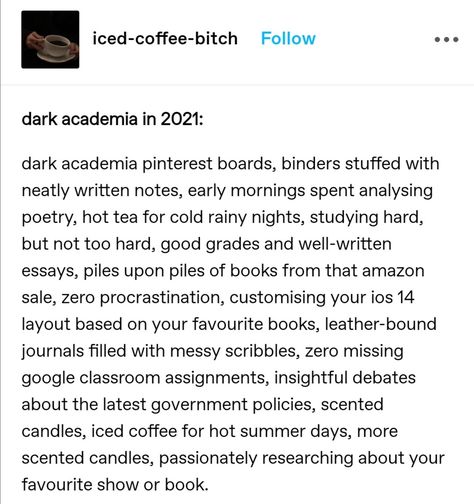 Chaotic Academia Lifestyle, Dark Academia Things, Punk Academia, Dark Acedemia, Tea For Colds, Dark Acadamia, Chaotic Academia, Aesthetic Dark Academia, Aesthetic Light