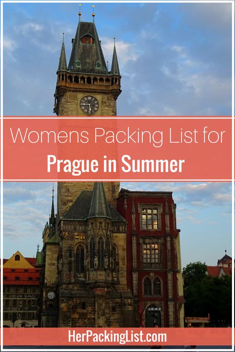 Outfits For Prague Summer, Prague Outfit Summer, Prague Packing List, Prague Summer Outfit, Prague Outfits Summer, Prague In Summer, Scotland Packing List, Cities To Visit In Europe, Backpacking Packing List