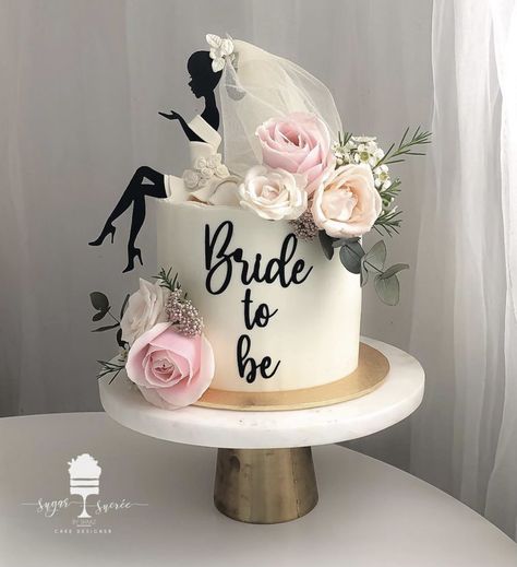 Bride To Be Cakes Ideas, Bridal Shower Cake Ideas, Tårta Design, Wedding Shower Cake, Bride To Be Decorations, Bachelorette Party Cake, حفل توديع العزوبية, Bachelorette Cake, Wedding Shower Cakes