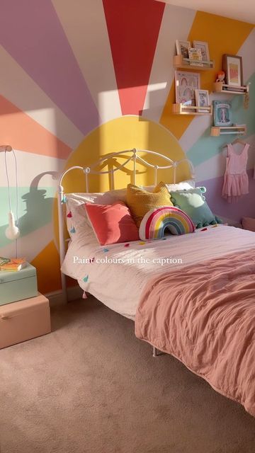 Rainbow themed room