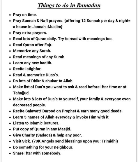 Things To Do In Ramadan, Preparing For Ramadan, Ramadan Quran, Ramadan Tips, Islam Lesson, Islam Ramadan, Ramadan Activities, Ramadan Day, Prayer Quote Islam