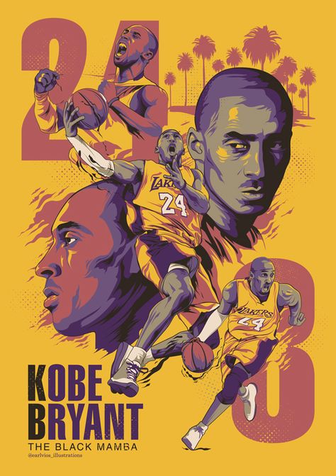 Kobe Art, Kobe Bryant Art, Kobe Bryant Tattoos, Kobe Bryan, Kobe Bryant Lakers, Lakers Wallpaper, Nba Artwork, Kobe Bryant Poster, Kobe Bryant 8