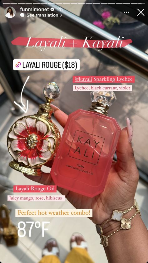 Perfume Long Lasting For Women, Tj Maxx Perfume Finds, Kay Ali Perfume, Target Perfume, Kay Ali, Aesthetic Perfumes, Girls Perfume, Perfume Layering, Arabian Perfume
