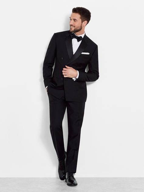 Mens Double Breasted Tuxedo, Double Breasted Groom Suit, Double Breasted Tuxedo Wedding, Double Breasted Tuxedo Men, Tuxedo Poses, Wedding Suits Men Black Tuxedos, Black Tuxedo For Men, Suits Men Black, Black Tuxedo Shirt