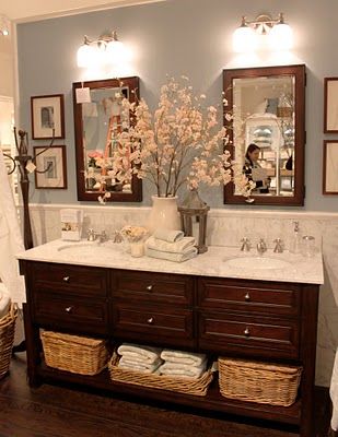 Master bath Baie Vintage, Flowers Bathroom, Toilette Design, Pretty Bathrooms, Casa Vintage, Gorgeous Bathroom, Bathroom Redo, Bath Remodel, Bathroom Remodel Idea