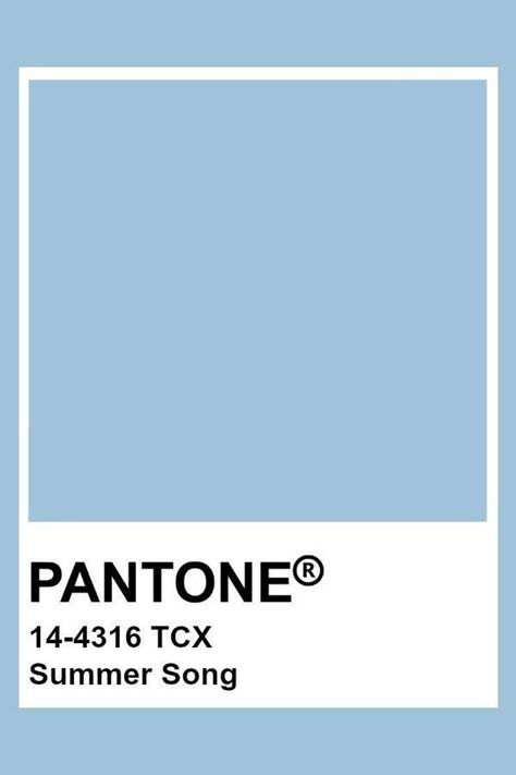 Pantone Blue, Blue Pantone, Pantone Palette, Trending Colors, Pantone Colour Palettes, Summer Songs, Trend Report, Summer Color, Pantone Color