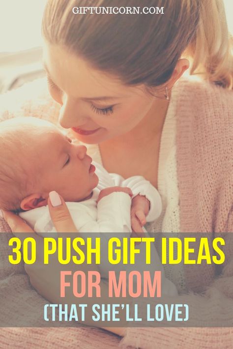 Having a new baby is one of the most memorable days for a couple. If you’re looking for a gift to help mark this incredible occasion, this list is full of amazing push present ideas for new moms. Hopefully, we can help make your search for the perfect push gift much easier! #pushpresent #pushgifts #pushpresentformom #pushgiftideas #giftsfornewmoms Push Basket For Mom, Push Present Ideas For Wife, Push Gifts For New Mom, New Mom Haircuts, Push Present Ideas, Newborn Essentials List, Mommy Survival Kit, New Mom Survival Kit, New Mom Workout