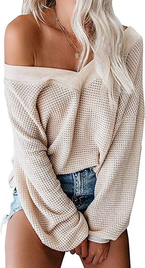 Oversized Pullover Sweaters, Loose Knit Sweater, Slim Fit Sweater, Loose Knit Sweaters, Waffle Knit Sweater, Drop Shoulder Sweaters, Long Sleeve Knit Sweaters, Off Shoulder Sweater, Waffle Knit Top