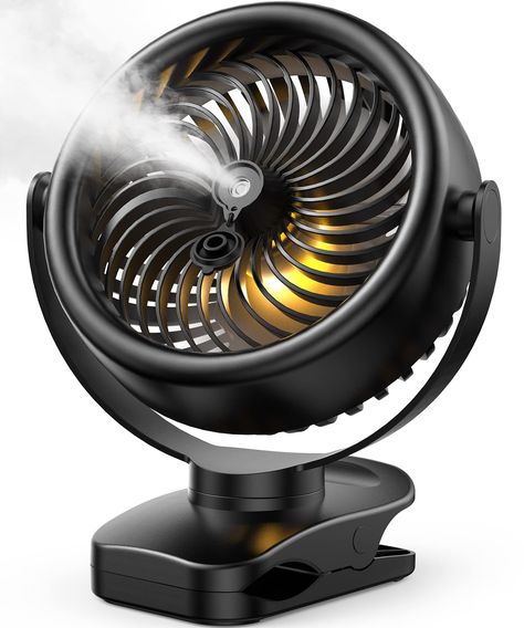 PRICES MAY VARY. 【2024 Upgrade Portable Misting Fan】There are 2 mist modes: continuous mode and intermittent mode. This battery operated misting fan can work for 1-2 h with a build-in 130ml water tank. Instead of blowing hot air, TYZU clip on misting fan sprays while circulating the air to reduce your body temperature quicker than a normal clip on fan. Take away this cooling fan, take away your discomfort from the heat 【Natural Wind & 3 Speeds Airflow】TYZU portable misting fan has 4 speeds in to Outdoor Misting Fan, Battery Fan, Solar House Lights, Clip On Fan, Backyard Resort, Meditation Bench, Camping Fan, House Lights, Misting Fan