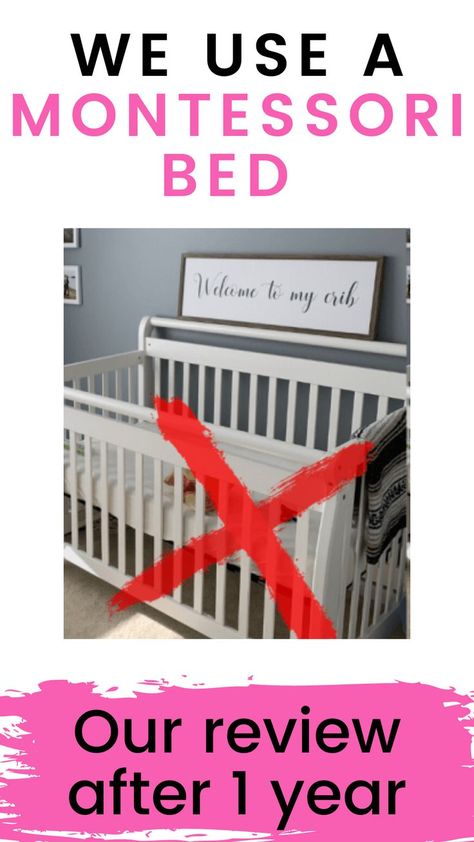Montessori bed review after one year of using a floor bed. Baby Crib Art, Newborn In Parents Room Ideas, Next To Me Baby Bed, Nursery Alternative, Crib Alternative Ideas, Best Cribs For Baby, Baby Bed Ideas Newborns, Montessori Bedroom Newborn, Montessori Nursery Newborns