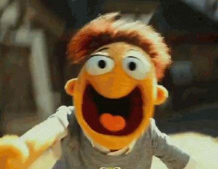 Walter Muppet, Make Your Own Meme, Excited Gif, Asterix Y Obelix, Running Gif, Speed Workout, Sesame Street Muppets, Smile Gif, The Muppets