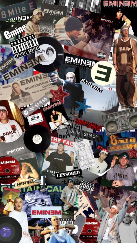 M&m Rapper, Cool Eminem Wallpapers, Eminem Wallpaper Iphone, Eminem Albums, Tapeta Hello Kitty, Eminem Poster, 90s Rappers Aesthetic, Eminem Funny, The Slim Shady