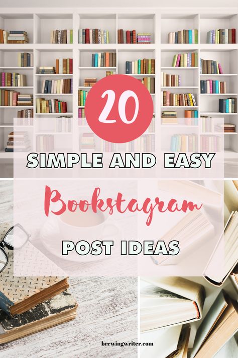 Book Lover Instagram Bio, Book Posts Ideas, Bookstagram Theme Ideas, How To Make A Bookstagram, Bookstagram First Post, Simple Bookstagram Ideas, How To Start A Bookstagram, Booktok Post Ideas, Book Social Media Post