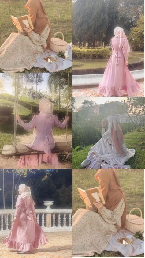 muslim, aesthetic, coquette, dolette core, princess core, #muslim #hijab #outfit #summer #spring #princess core hijabi aesthetic Aesthetic Hijabi Outfits, Cute Hijabi Outfits, Hijab Outfit Ideas, Hijab Outfit Summer, Muslim Girl Outfits, Outfit Ideas Modest, Muslim Aesthetic, Aesthetic Cottage Core, Modest Outfits Muslim