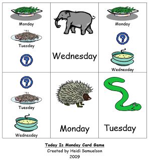 Today is Monday....well, almost! Monday Activities, Swamp Frog, Eric Carle Crafts, Eric Carle Activities, Today Is Monday, Teaching Printables, Kindergarten Letters, Preschool Units, Teacher Freebies