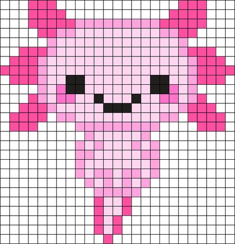 Search Results: Axolotl Bead Patterns | Kandi Patterns Pixel Art Pattern Axolotl, Perler Bead Axolotl Pattern, Axolotl Fuse Beads, Axolotl Pixel Art Grid, Cross Stitch Axolotl, Minecraft Axolotl Pixel Art, Axolotl Cross Stitch Pattern Free, Perler Axolotl, Minecraft Fuse Bead Patterns