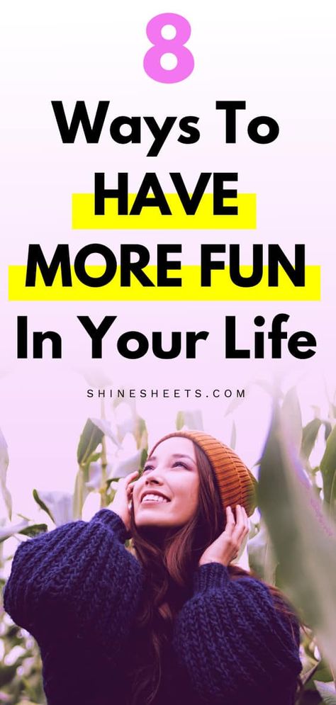 How To Have More Fun In Life, How To Have More Fun, How To Be More Fun, Psychology Activities, Daily Positivity, Happiness Tips, Choose Happiness, Boring Life, Positive Habits