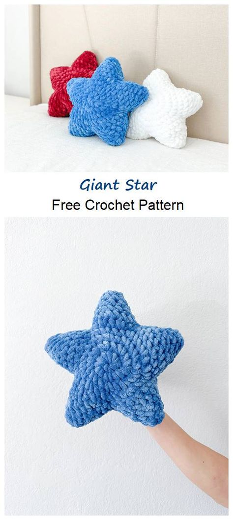 You can download Giant Star Free Crochet Pattern for free