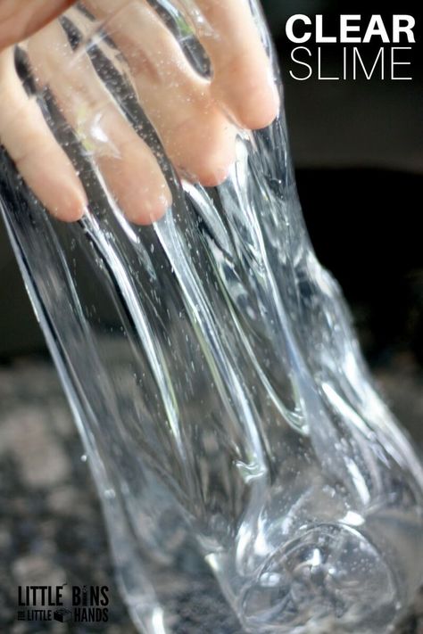 Make liquid glass or at least crystal clear slime with he kids. Our Elmer’s clear glue slime recipe is amazingly easy, and it’s the perfect chemistry and science demonstration the kids love. We stumbled upon a fun little fact to get our slime to look as clear as glass. Homemade slime is an awesome activity to share with kids, and we have the best slime recipes to share with you!  ELMER’S CLEAR GLUE SLIME RECIPE FOR KIDS Clear Glue Slime Recipe, Glue Slime Recipe, Slime Recipe Kids, Diy Slime Easy, Chemistry For Kids, Cool Slime Recipes, Homemade Slime Recipe, Clear Glue Slime, June Crafts