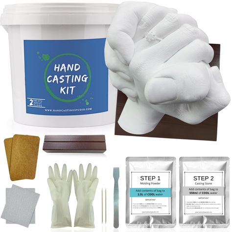 PRICES MAY VARY. BEST COUPLES KIT; Godora hand casting kit couples is a perfect gift for wedding anniversary & casting kits for couples, Preferred By More Couples! No previous hand casting experience needed! Kit contains Easy to follow Instructions and detailed Video Tutorials. Our 30-day Price Guarantee, One-on-one Guidance, Express Refill Service and 100% Satisfaction Guarantee will bring you a great shopping experience with our proudct. ♥PRESERVE EVERY PRECIOUS DETAIL♥ Our kit molding powder Plaster Hands, Couple Hand, Hand Casting, Wedding Friends, Mold Casting, Casting Kit, Couple Hands, Card Stand, Mold Kit