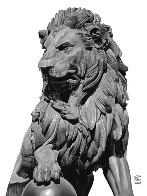 Excited to share the latest addition to my #etsy shop: Lion Sculpture Digital Print, Digital Painting, Sculpture, Modern, New Age, Animals, Cats https://etsy.me/3fLbrsp #gray #white #unframed #bedroom #animal #vertical #lion #cats #artwork Lion Sculpture Tattoo, Lion Statue Drawing, Lion Sculpture Statues, Lion Statue Tattoo, Greek Mythology Design, Mens Face Tattoos, Lion Anatomy, Lion Sketch, Lion Statue