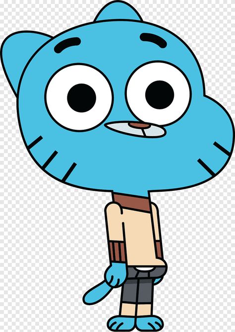 Gumball Amazing World Of Gumball, Blue Cartoon Character, Darwin Watterson, Gumball Party, Gumball Watterson, Brown Cartoon, Amazing Gumball, Cartoon Network Characters, Old Cartoon Network