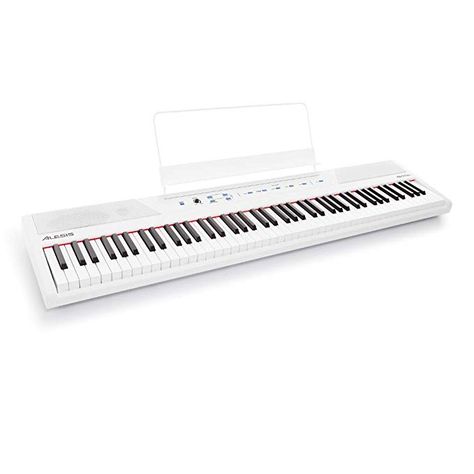 White Keyboard Piano, White Piano Keyboard, Kawaii Keyboard, Keyboard Instrument, Cheap Keyboards, Acoustic Piano, Electric Keyboard, White Piano, Perfect Music
