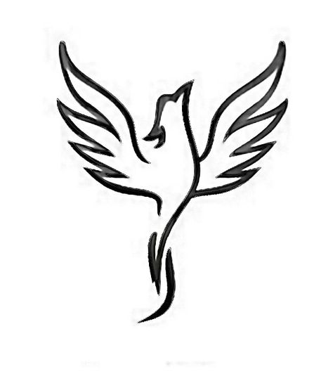 Easy Phoenix Tattoo, Bodypainting, Line Art Phoenix Tattoo, Phoenix Rising From Ashes Tattoo Women Small, Simple Phoenix Drawing, Pheonix Tattoo For Women Simple, Pheonix Drawing Easy, Phoenix Tattoo Outline, Small Phoenix Tattoos Simple