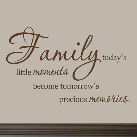 Winston Porter Grigg Family Today's Little Moments Wall Decal | Wayfair Family Wall Decals Quotes, Wall Decals Quotes, Family Photo Wall, Family Wall Decals, Beach Quotes, Family Wall, Cosmetics Bag, Wall Quotes Decals, Wall Decorations